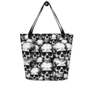 Large Skull Tote Bag